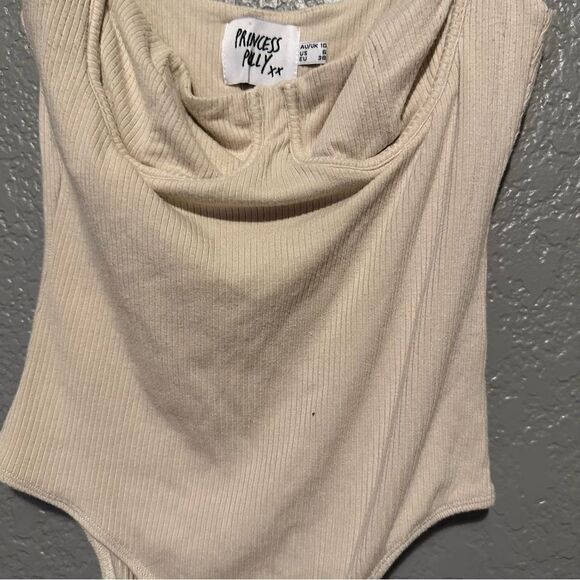 Princess Polly cream corset style bodysuit - Picture 5 of 8